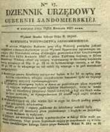 Dziennik Urzędowy Gubernii Sandomierskiej, 1837, nr 17