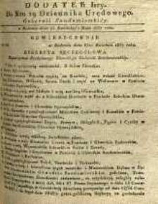 Dziennik Urzędowy Gubernii Sandomierskiej, 1837, nr 19, dod. I