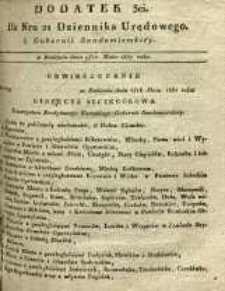 Dziennik Urzędowy Gubernii Sandomierskiej, 1837, nr 21, dod. III