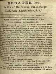 Dziennik Urzędowy Gubernii Sandomierskiej, 1837, nr 24, dod. I