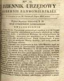 Dziennik Urzędowy Gubernii Sandomierskiej, 1837, nr 27