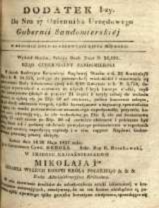 Dziennik Urzędowy Gubernii Sandomierskiej, 1837, nr 27, dod. I