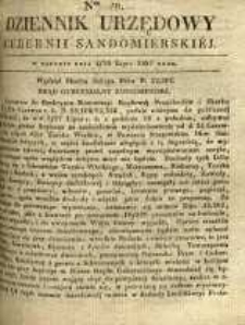 Dziennik Urzędowy Gubernii Sandomierskiej, 1837, nr 29