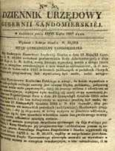 Dziennik Urzędowy Gubernii Sandomierskiej, 1837, nr 30