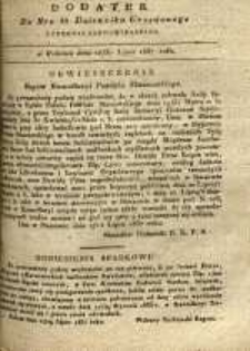 Dziennik Urzędowy Gubernii Sandomierskiej, 1837, nr 31, dod.
