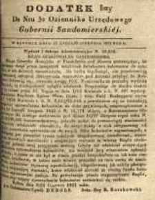 Dziennik Urzędowy Gubernii Sandomierskiej, 1837, nr 32, dod. I