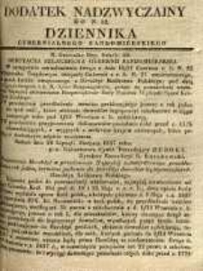 Dziennik Urzędowy Gubernii Sandomierskiej, 1837, nr 32, dod. nadzwyczajny