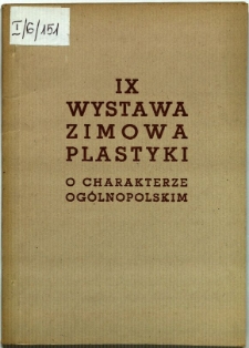 Dziewiąta Wystawa Zimowa o charakterze ogólnopolskim