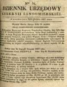 Dziennik Urzędowy Gubernii Sandomierskiej, 1837, nr 34
