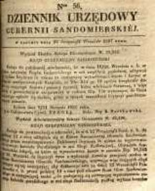 Dziennik Urzędowy Gubernii Sandomierskiej, 1837, nr 36