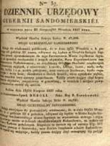 Dziennik Urzędowy Gubernii Sandomierskiej, 1837, nr 37