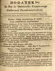 Dziennik Urzędowy Gubernii Sandomierskiej, 1837, nr 37, dod. I