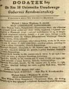 Dziennik Urzędowy Gubernii Sandomierskiej, 1837, nr 38, dod. I