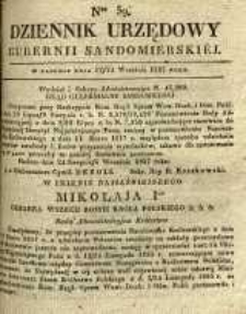 Dziennik Urzędowy Gubernii Sandomierskiej, 1837, nr 39
