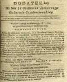 Dziennik Urzędowy Gubernii Sandomierskiej, 1837, nr 41, dod. I