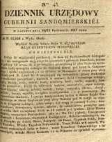 Dziennik Urzędowy Gubernii Sandomierskiej, 1837, nr 43