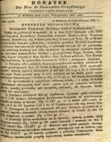 Dziennik Urzędowy Gubernii Sandomierskiej, 1837, nr 43, dod.