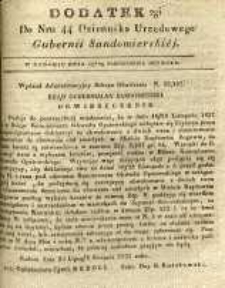 Dziennik Urzędowy Gubernii Sandomierskiej, 1837, nr 44, dod. II