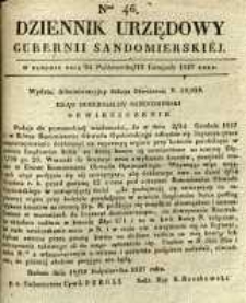 Dziennik Urzędowy Gubernii Sandomierskiej, 1837, nr 46