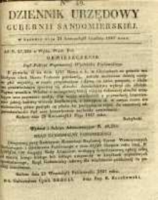 Dziennik Urzędowy Gubernii Sandomierskiej, 1837, nr 49