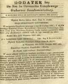 Dziennik Urzędowy Gubernii Sandomierskiej, 1837, nr 50, dod. I