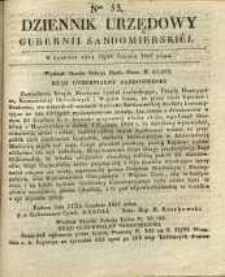 Dziennik Urzędowy Gubernii Sandomierskiej, 1837, nr 53