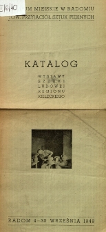 Katalog wystawy sztuki ludowej regionu kieleckiego