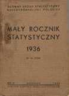 Mały Rocznik Statystyczny R. 7 (1936)