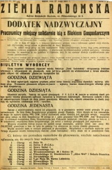 Ziemia Radomska, 1934, R. 7, nr 119