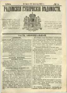 Radomskiâ Gubernskiâ Vĕdomosti, 1871, nr 31