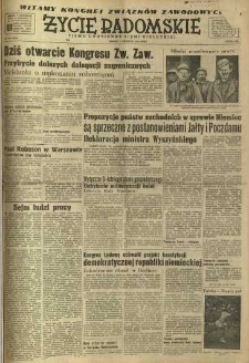 Życie Radomskie, 1949, nr 149