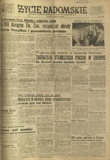 Życie Radomskie, 1949, nr 150