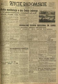 Życie Radomskie, 1949, nr 155