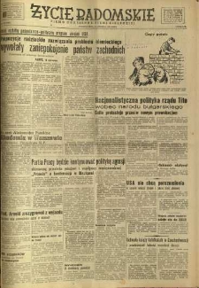 Życie Radomskie, 1949, nr 160