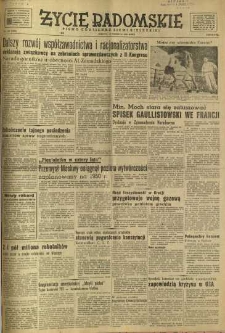 Życie Radomskie, 1949, nr 165