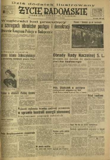 Życie Radomskie, 1949, nr 166