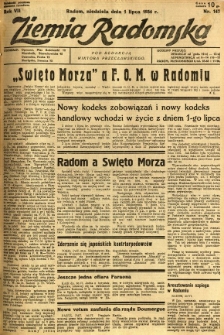 Ziemia Radomska, 1934, R. 7, nr 147