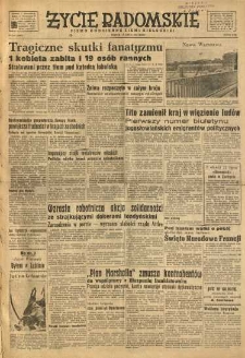 Życie Radomskie, 1949, nr 192
