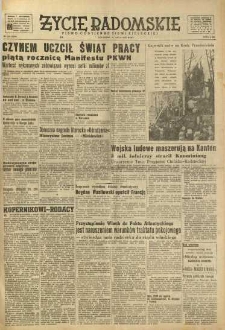 Życie Radomskie, 1949, nr 198