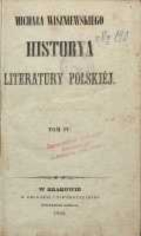 Historya literatury polskiej T. 4
