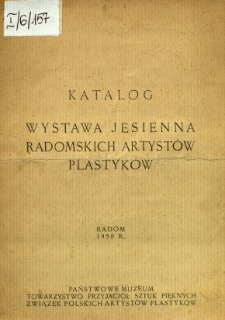 Wystawa Jesienna radomskich artystów plastyków