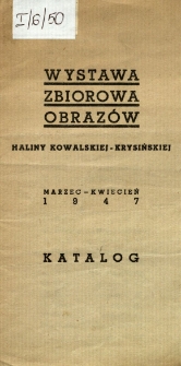 Wystawa zbiorowa obrazów Haliny Kowalskiej-Krysińskiej