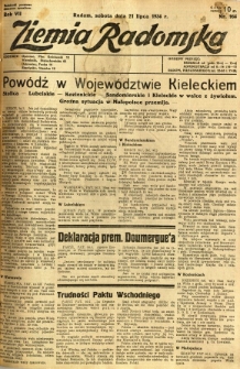 Ziemia Radomska, 1934, R. 7, nr 164