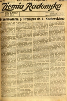 Ziemia Radomska, 1934, R. 7, nr 174