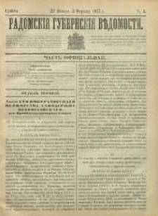Radomskiâ Gubernskiâ Vĕdomosti,1877, nr 4
