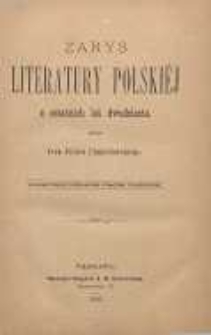 Zarys literatury polskiej z ostatnich lat dwudziestu. Wyd. 2 popr. znacznie uzup.