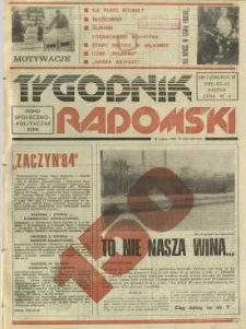 Tygodnik Radomski, 1985, R. 4, nr 7