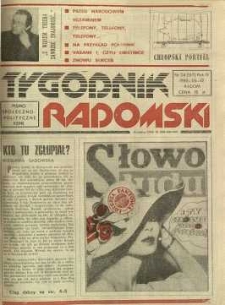 Tygodnik Radomski, 1985, R. 4, nr 24