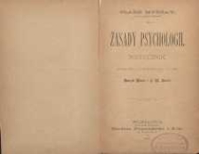Zasady psychologii : podręcznik