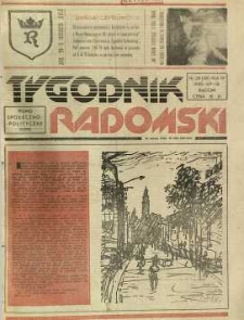 Tygodnik Radomski, 1985, R. 4, nr 38